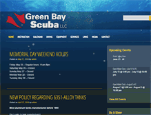 Tablet Screenshot of gbscuba.com